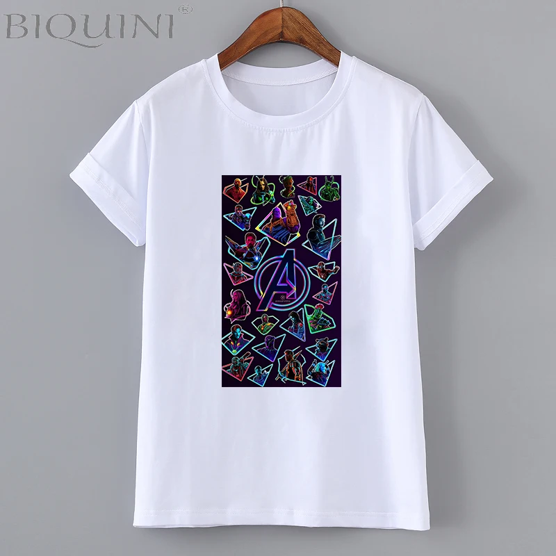 2019 Avengers Endgame T Shirt Men/women Ironman Captain America End Game T-shirt Superhero Custom Unisex TShirt | Женская одежда