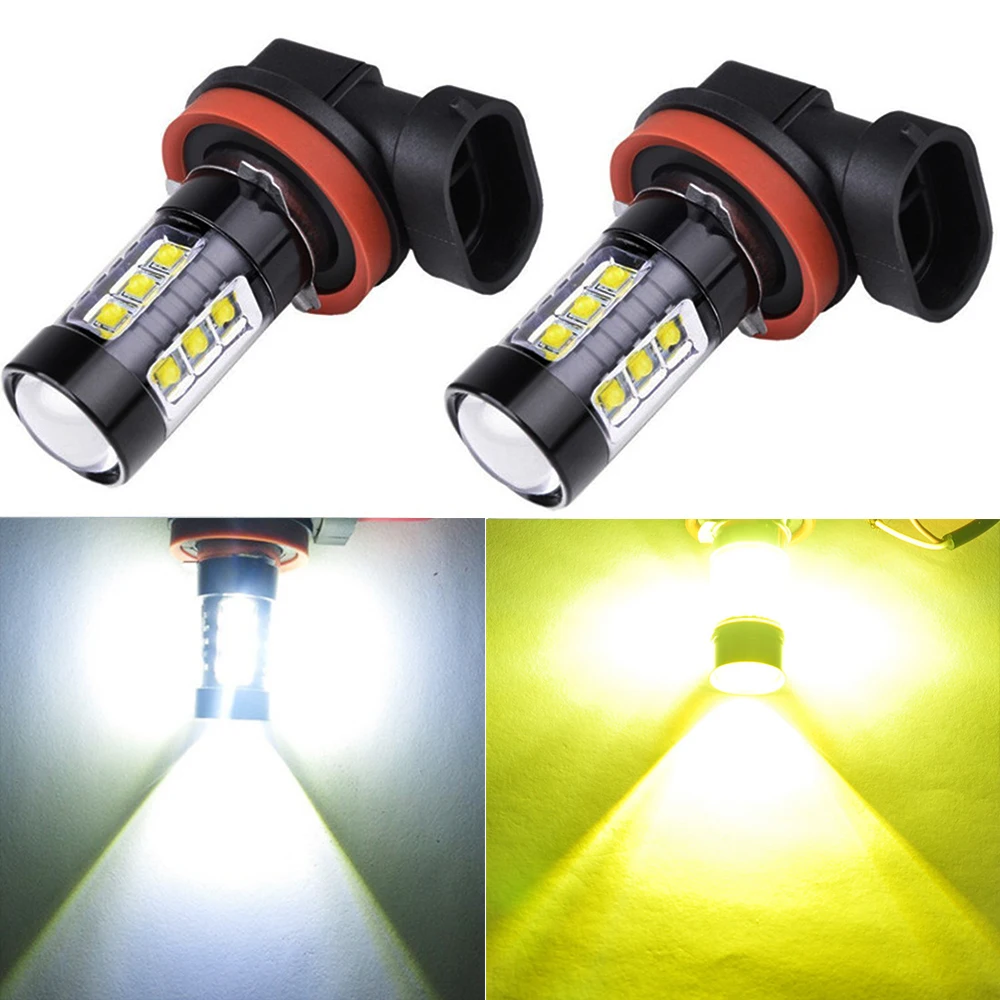 

2X CANBUS H8 H11 Fog LED Bulb 9006 9005 H3 H10 H16 5202 PSX24W H7 Driving Running Light DRL Car Lamp 4000LM 12V Auto 6000K 3000K