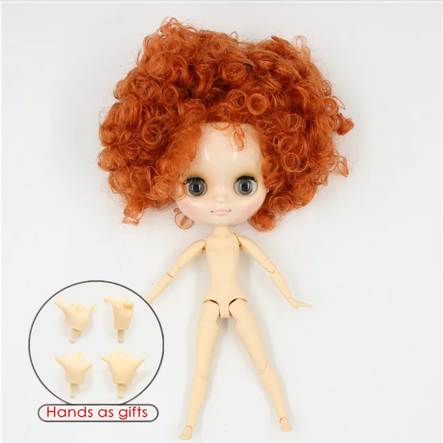 Фабрика blyth middie кукла bjd 1/8 матовое лицо шарнирное тело 20 см голая кукла - Color: k-matte face