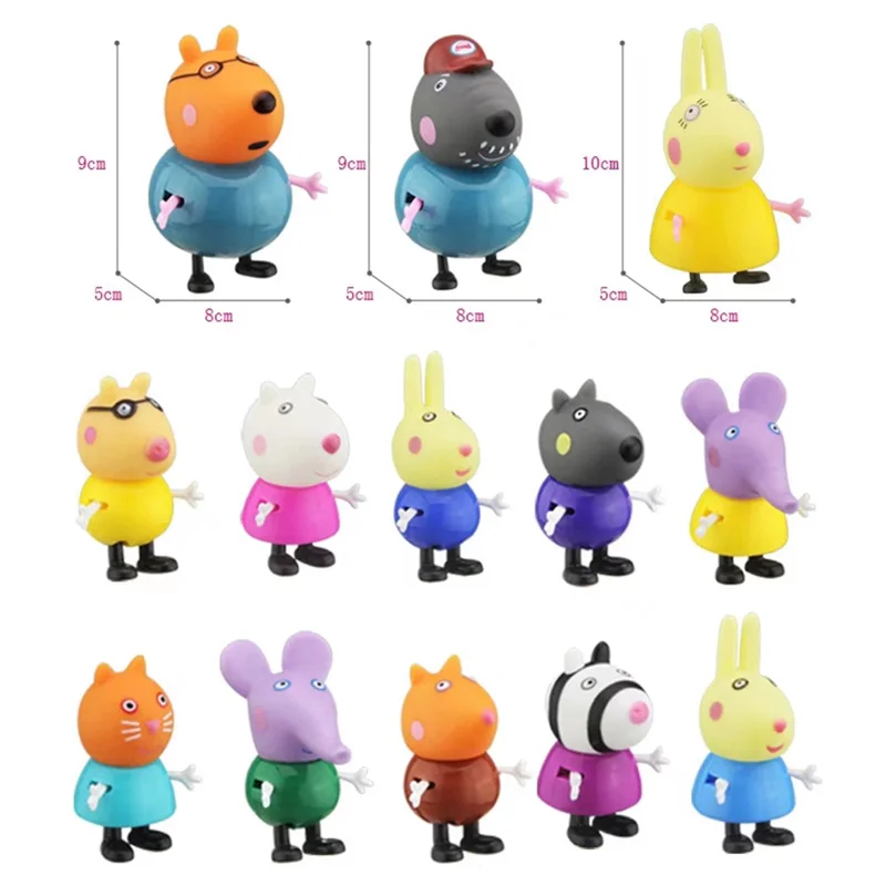 25 Pcs/set Peppa pig Original Action Figure Dolls Family Dad Mom Grandpa Grandma George Peppa Toys Model Kids Best Gifts 25 Pcs/set Peppa pig Original Action Figure Dolls Family Dad Mom Grandpa Grandma George Peppa Toys Model Kids Best Gifts