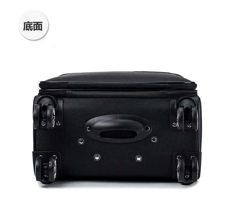 Unisex Business Travel Rolling Luggage Spinner Wheels 18 inch Suitcase Airplane Clothing Carry On Trolley Luggage (37)