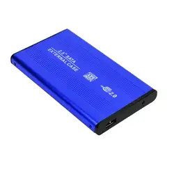 Новый внешний HDD Caddy SATA Интерфейс USB 2.0 SSD HDD 2.5 дюймовый жесткий диск случае Алюминий из металла