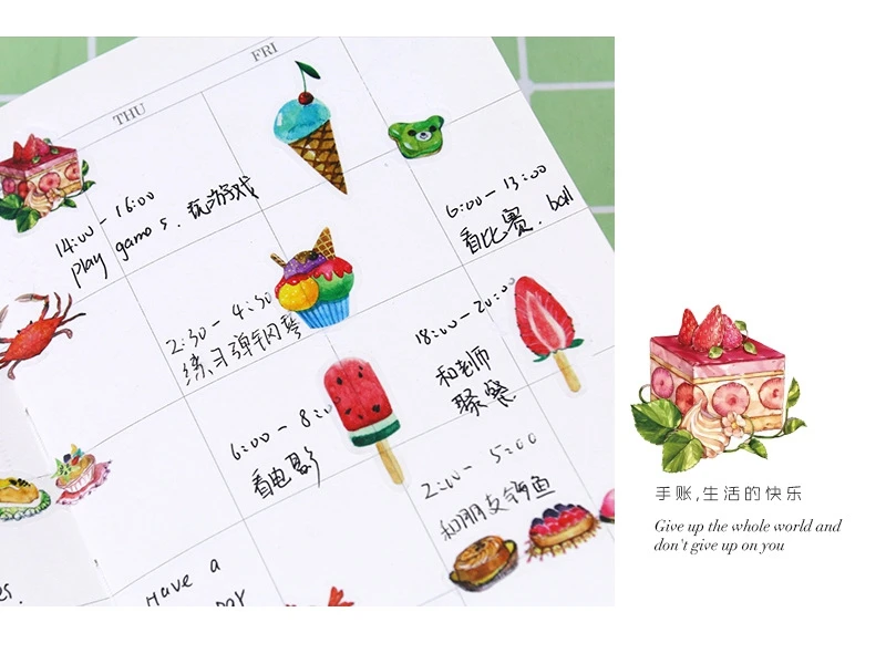 Girl Cartoon Stickers Anime Cute Kawaii Sticker Mobile Phone Book Gift DIY Ablum Diary Scrapbooking decoration label Stickers