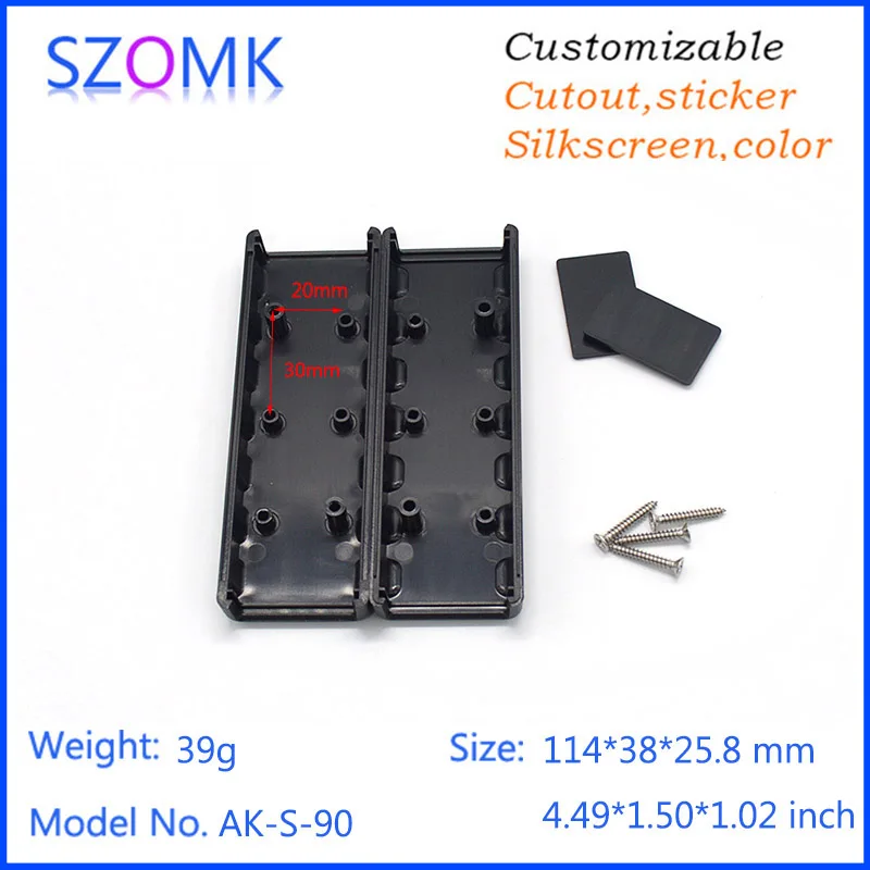 szomk plastic enclosure for electronics project instrument housing for circuit board plastic junction box  (3)