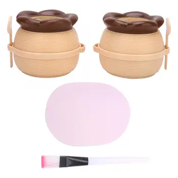 

2Pcs Seaweed Mud Deep Cleansing Exfoliating Facial Mask Moisturizing Sleeping Face Mask Set