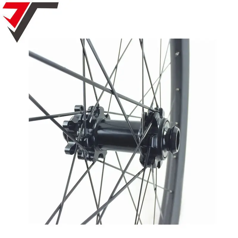 Perfect TRIPS 29er MTB hookless carbon wheels AM 29inch mountain bike wheelset tubeless compatible DH downhill 40mm asymmetric rim wheel 2
