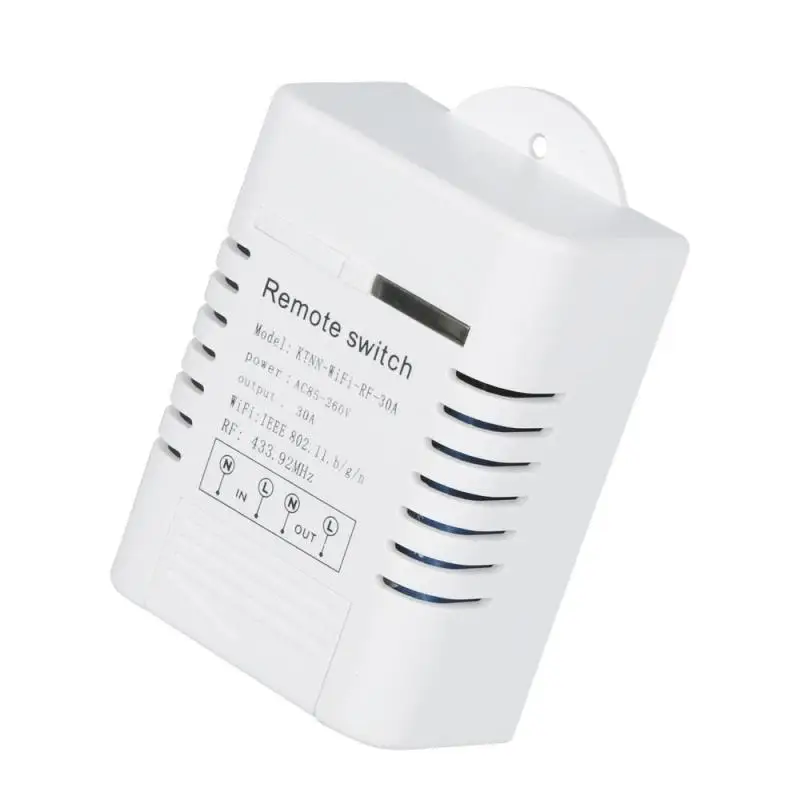 

WiFi Smart Switch 433MHz Water Pump Lamp Switch APP Remote Control Amazon Alexa Google Home Timing for IOS Android AC 85-260V S3