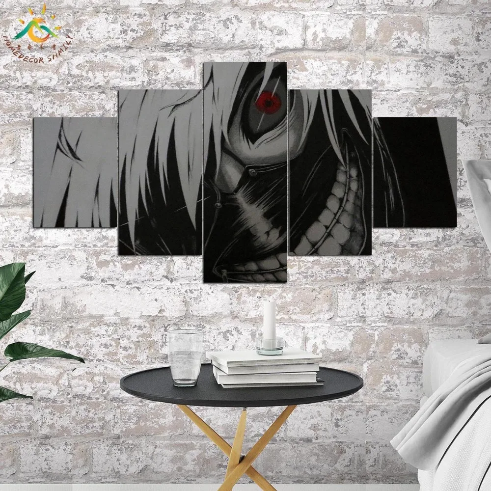 Аниме Tokyo Ghoul Eye Картина на холсте постеры и принты декоративная картина украшение