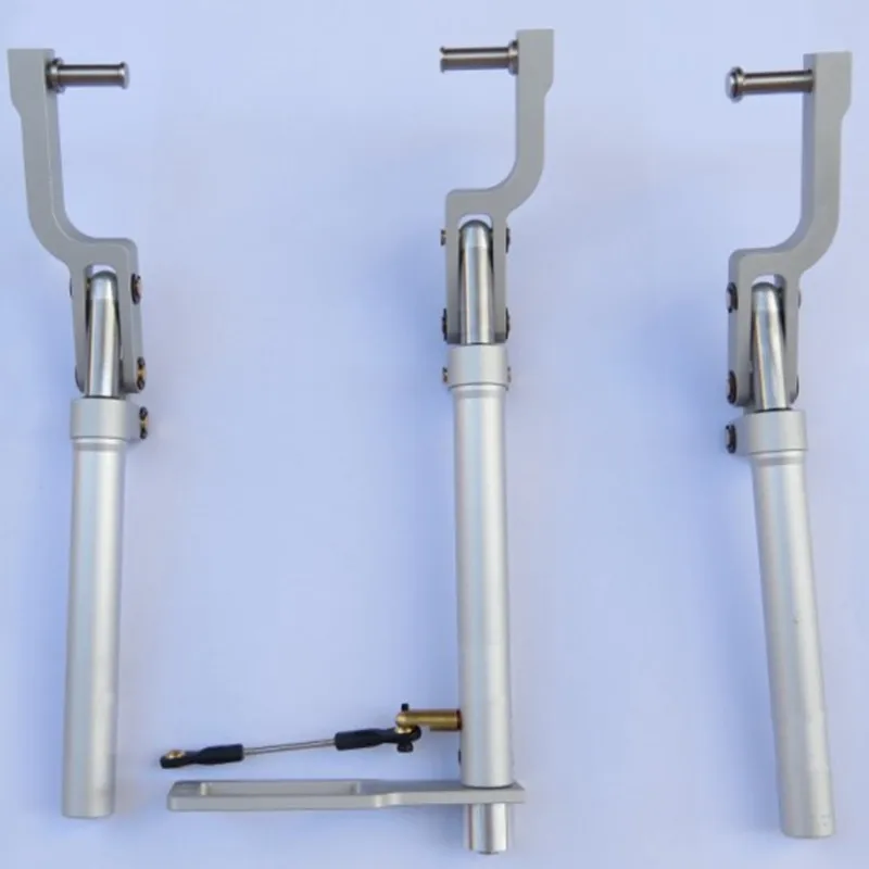 

Landing gear set, 12mm scale metal landing gear set traction wheel brake retracting landing gear set for fixed-wing aircraft mod