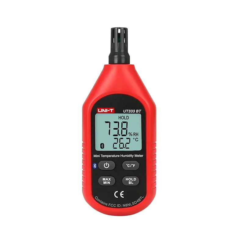 UNI T UT333/UT333BT(Bluetooth) миниатюрный Измеритель температуры и влажности для помещений