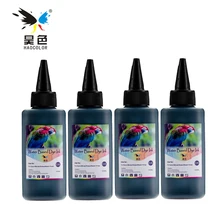 HaoColor 4BK 4*100 мл универсальные чернила на основе заправки для Epson Все настольные СНПЧ заправляемые чернильные картриджи принтеры