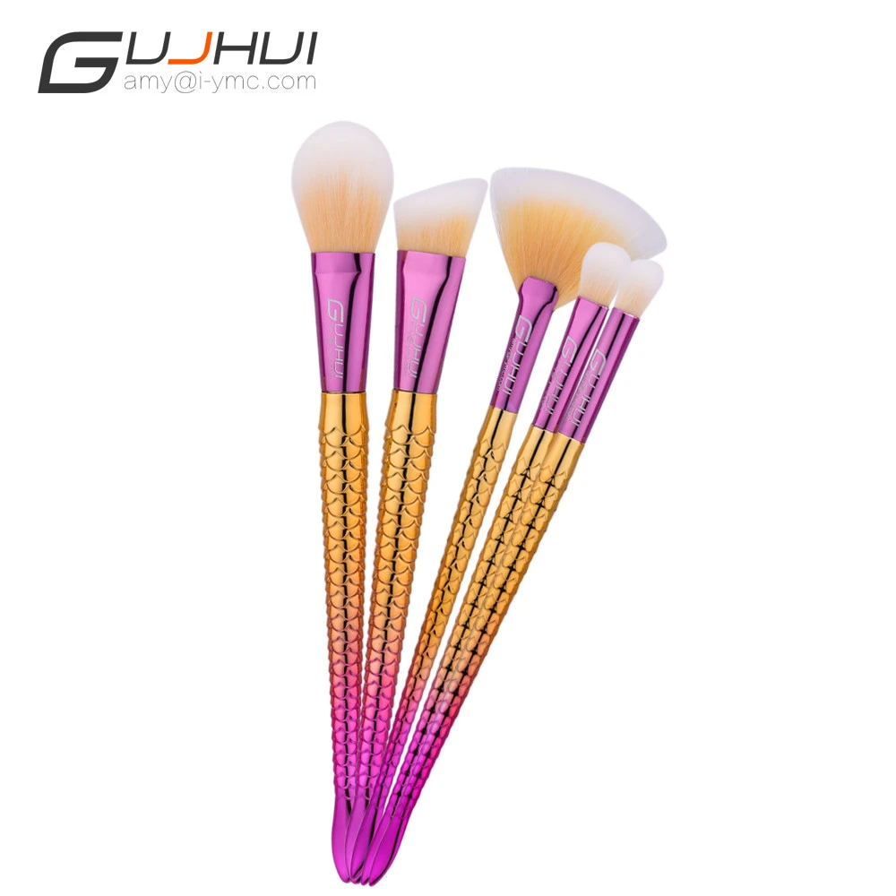 New 5PCS  Make Up Foundation Eyebrow Eyeliner Blush Cosmetic Concealer Brushes (5)