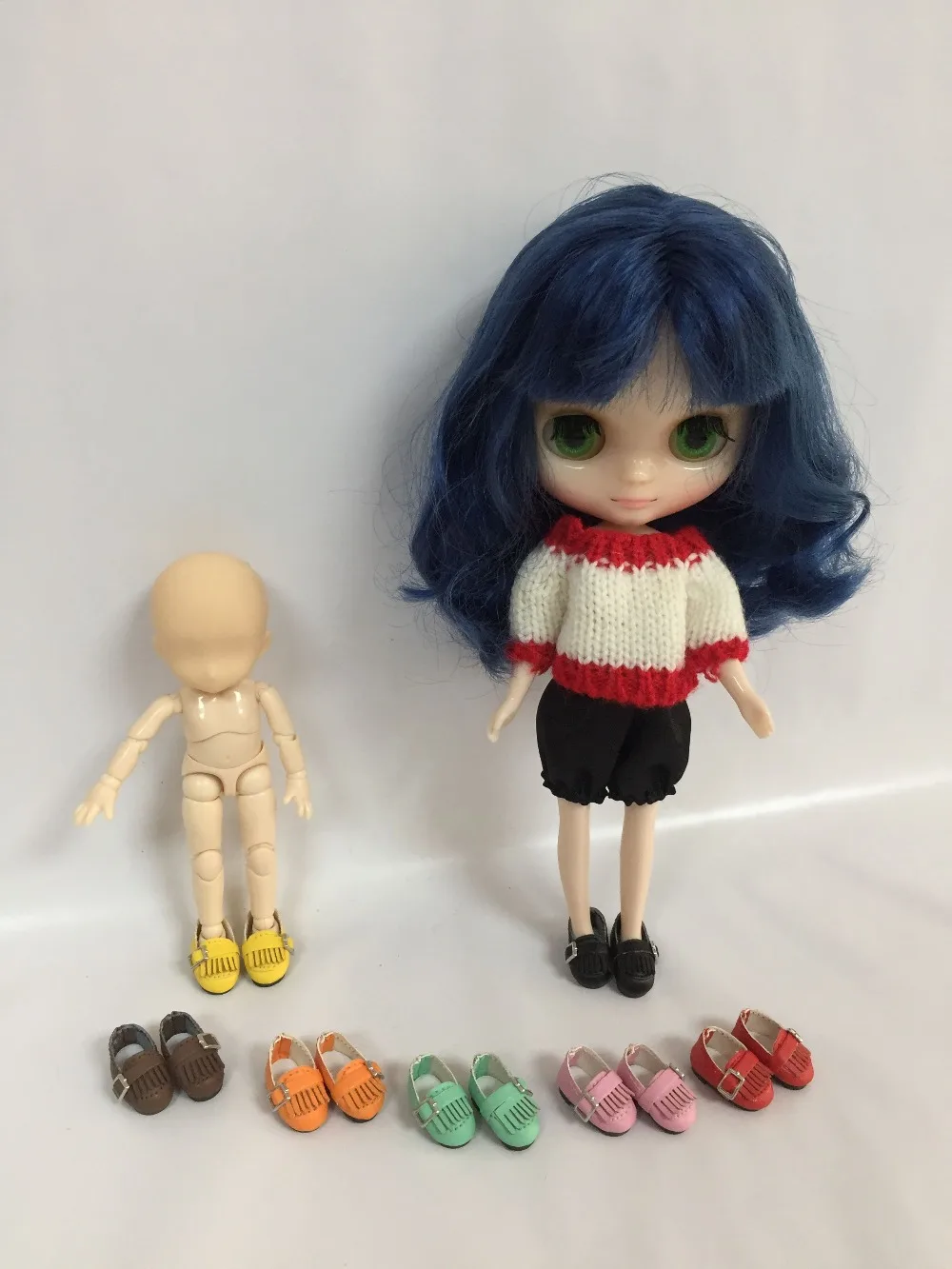 

Dolls shoes 2.1cm suitable for Middle blyth ,OB 11CM dolls