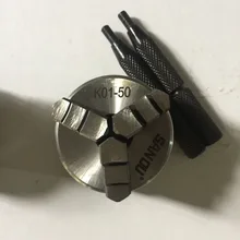 3 челюсти само Зажимной патрон K01-50 M14x1 резьбовое соединение небольшой деревообрабатывающий ручной патрон