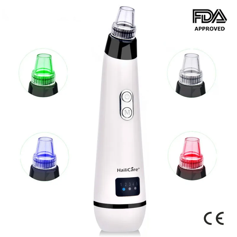 

Blackhead Vacuum Suction Pore Vacuum Cleaner Facial Blackhead Acne Removal Tools 3 Colors Light Photon Rejuvenation Skin Care