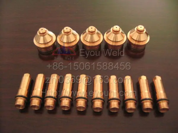 Consumíveis para Tocha de Corte de Plasma 220552 + 220554-50a Pces 260xd 130 130xd 4070 3070 Máquina 40 400xd – 260