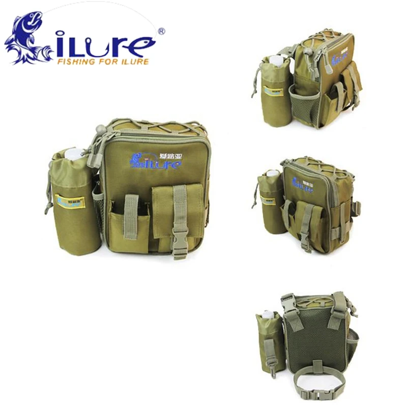 iLure Tactical Fishing Bags Multifunctional Waterproof Fly Fishing Shoulder Waist Leg Bags