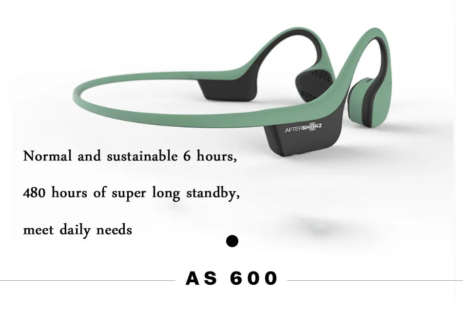 Discount AFTERSHOKZ TREKZ AIR Bone Conduction Wireless Sport Neckband Headset Headphone Bluetooth Stereo Earphones Headsets for AS600/650 8