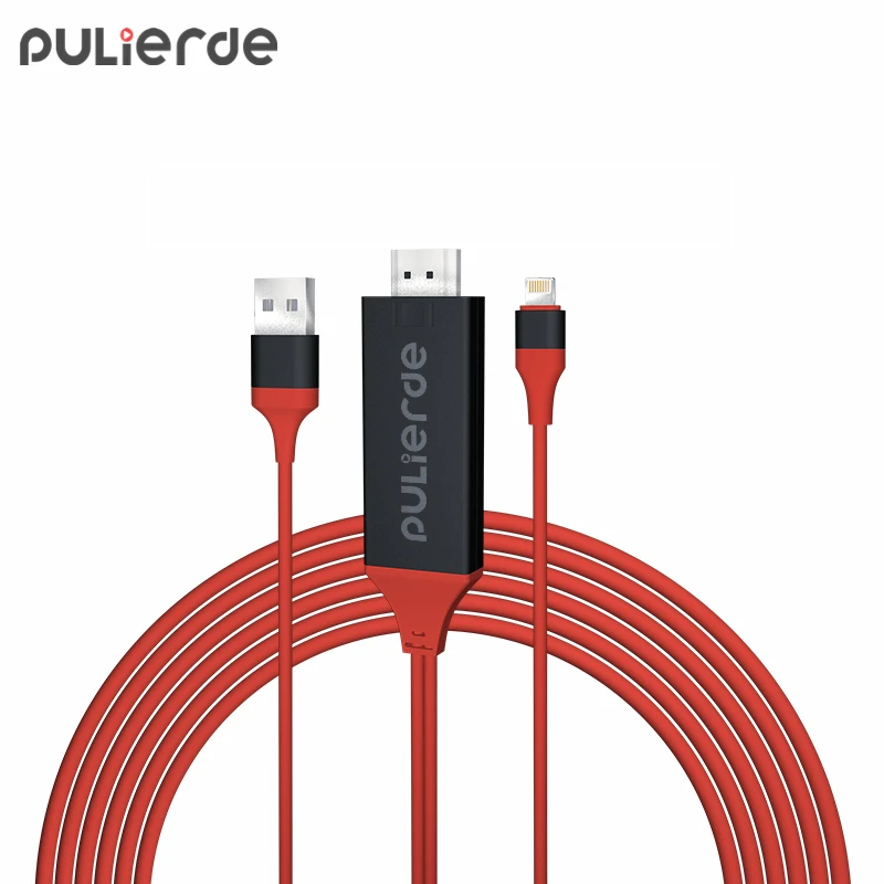 Поликлида 2 м 8 Pin к HDMI кабель адаптер 1080P HDTV цифровой для iOS 10 11 iPhone X 5 SE 6S 7 Plus iPad Air Pro