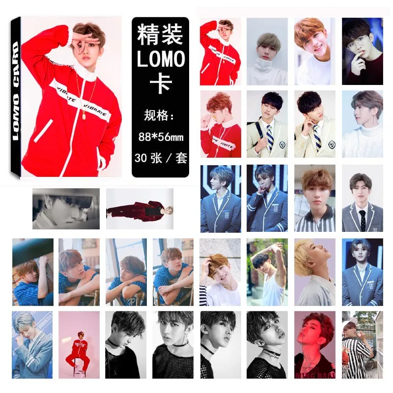 kpop NINE PERCENT August Self Made Paper Poster Photo Card Lomo HD Photocard Fans Gift Collection k-pop greeting Album | Украшения и