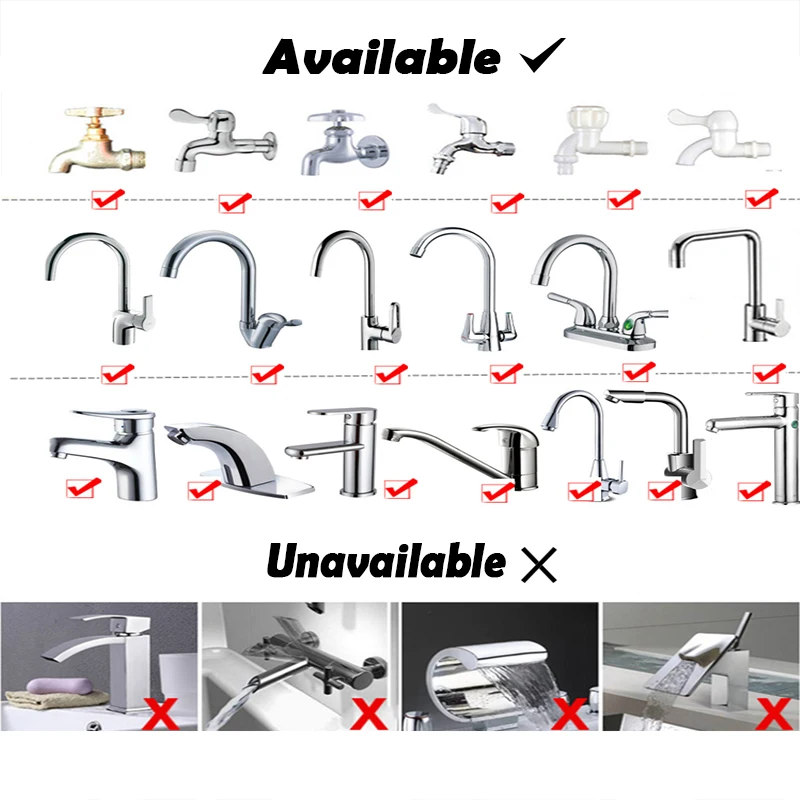 Kitchen Water Faucet Aerator 360 Degree adjustable Water Filter Diffuser Water Saving Nozzle Faucet Shower Replace Fitting