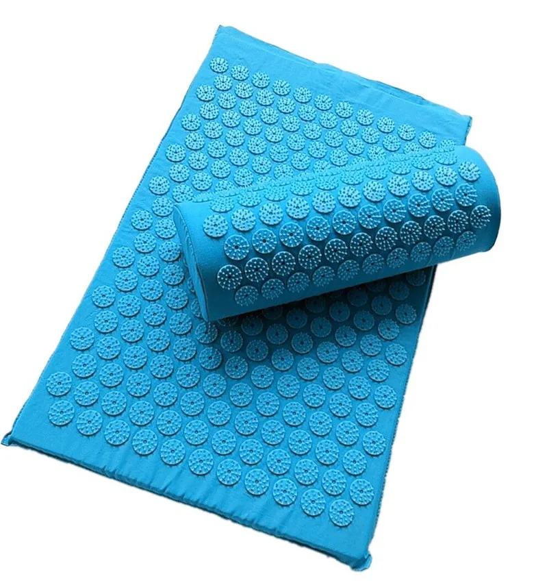 New Arrival spike Acupuncture Acuprresure Massager Yoga Mat Cushion and pillow For Body Back Massage Relaxe Pain Relief |