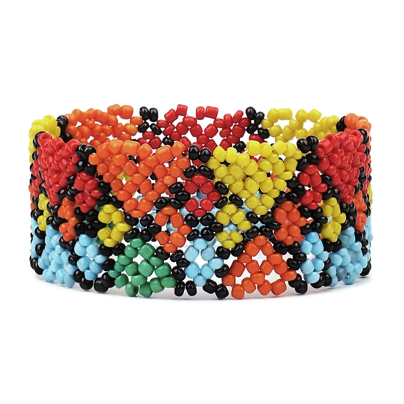 

Nepal Handmade Bead Bracelet Friendship Bracelet Personalized Woven Rope String Hippy Bohemia Style Elastic Bracelet 2101