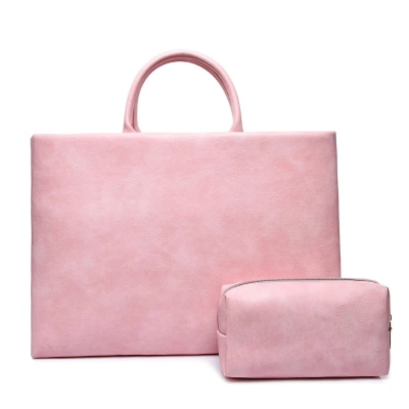 

Women 13 14 15.6 inch Waterproof PU Laptop Case Solid Notebook & Tablet Case/Messenger Bag With Shoulder Sleeve With Power Bag