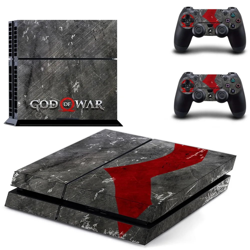 Игра God of War PS4 наклейка для кожи виниловая наклейка для sony Playstation 4 консоль и 2 контроллера PS4 наклейка для кожи