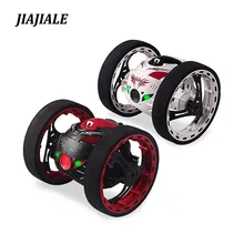 2 4G RC Bounce Car with Jumping LED Light Music Automatic balancing Upright walking Remote Control