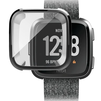 

Ultra Thin Soft Plating TPU Case Cover ForFitbit Versa Full Protection Silicone Cases Wearable Devices Smart Watch Protector