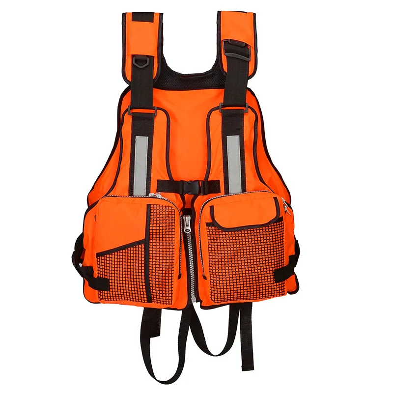 

Multi-pockets vest adjustable fishing jackets road models Adult life multi-color
