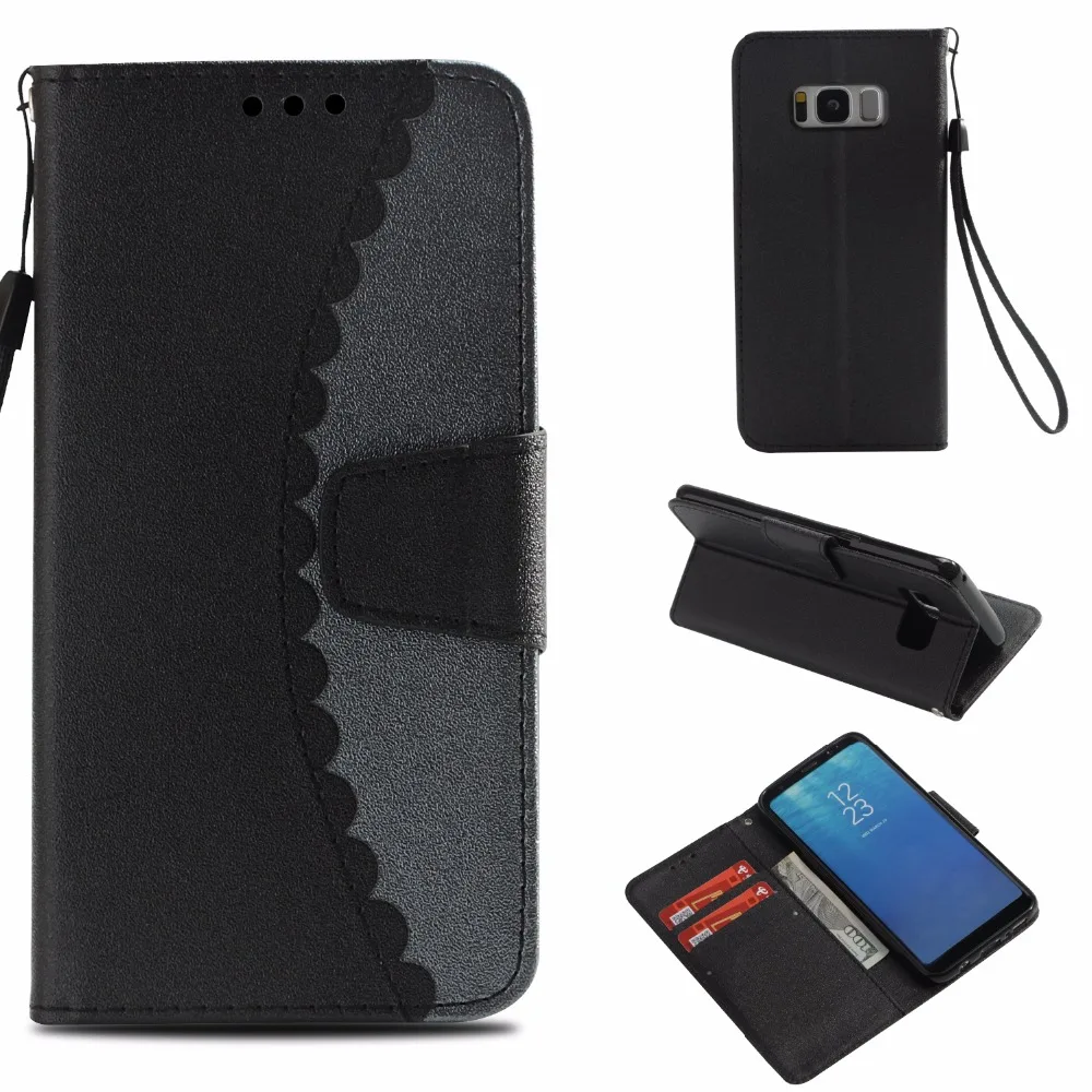 

For Samsung S8/s8plus/s9/s9plus/s7edge/note8/note9/Leather case For Galaxy A5 J3 J5 J7 2017 Flip Wallet PU Leather Retro case