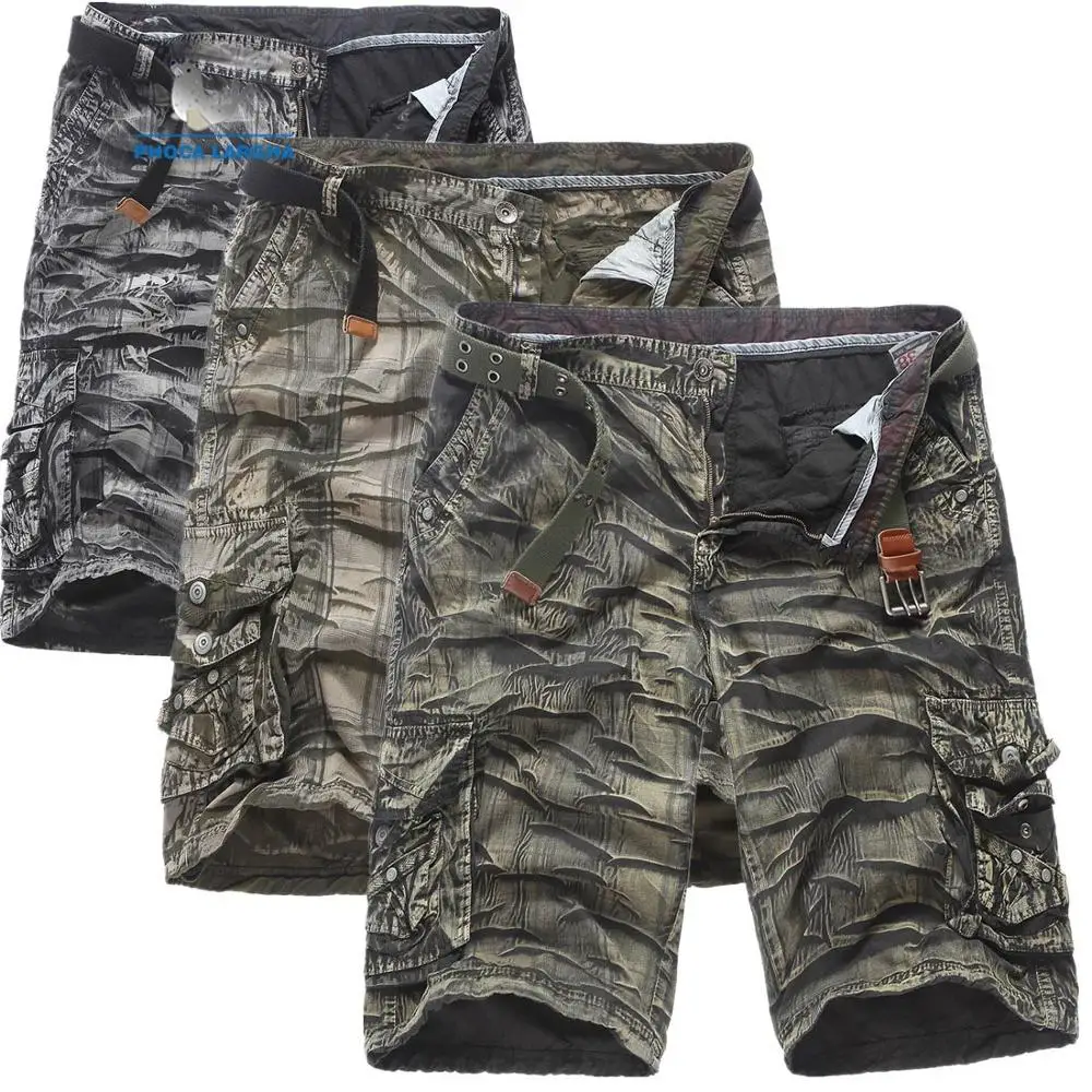 Мужские военные товары шорты камуфляжные тактические шорты мужские хлопковые свободные рабочие повседневные шорты