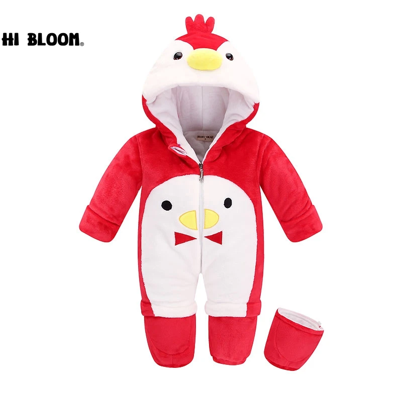 

Gift Baby Clothes Pajamas Newborn Baby Romper Animal Infant Fleece Long Sleeve Jumpsuit Boy Girl Winter Thickened Clothes Wear
