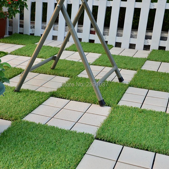 New decorative artificial grass turf floor tiles new ...