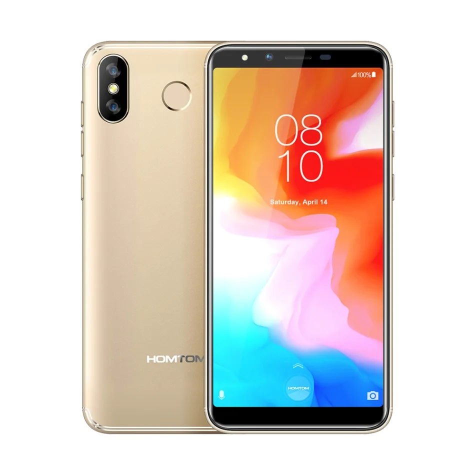 HOMTOM H5 3GB 32GB LTE мобильный телефон 5,7 дюймов четырехъядерный 1,3 GHZ 3300mAh 13MP мобильный телефон отпечаток пальца лица ID OTG Смартфон - Цвет: Gold