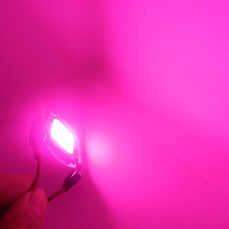 1 шт./лот высокая мощность 50 Вт 12 В LED Grow Chip полный спектр 380 ~ 840nm SMD 48 grow EPISLEDS