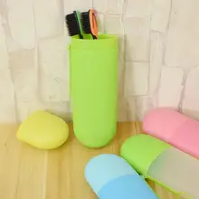 Новая портативная зубная щетка для путешествий коробка PP портативный держатель зубной пасты мыть зубную щетку протектор картриджа футболка с коротким рукавом инструменты для ванной комнаты