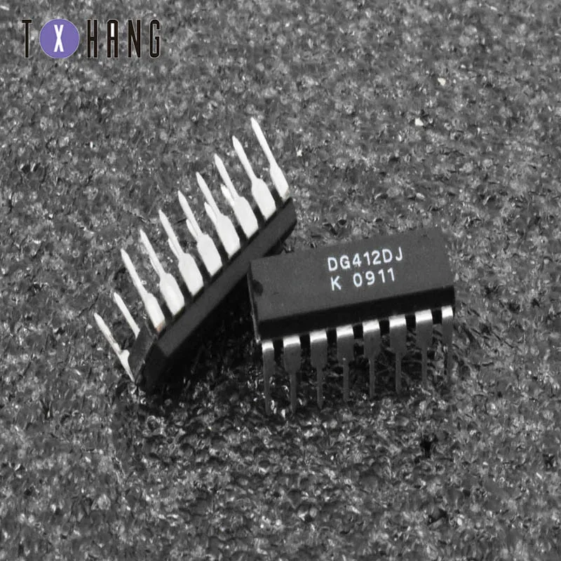 1PCS/5PCS DG412DJ 16PINS DG412D Monolithic Quad SPST CMOS Analog Switches IC | Электронные компоненты и