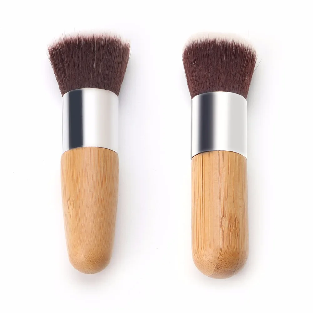 

1PC Pro Cosmetic Kabuki Makeup Face Blush Foundation Powder Flat Round Brush