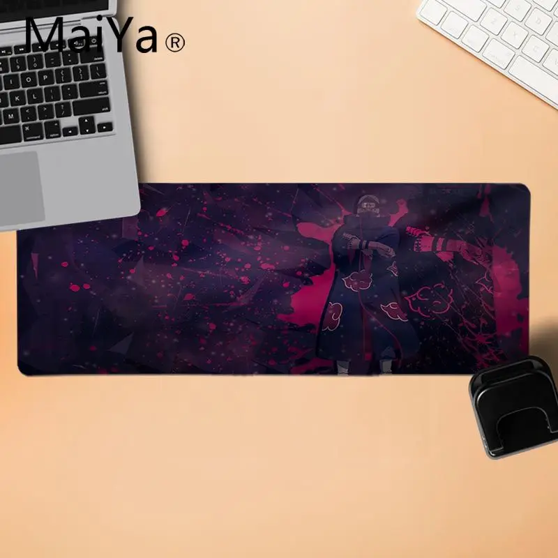 LockEdge 30X90cm MaiYa простой дизайн Наруто бомба горячий аниме красивый Аниме Матовый коврик для мыши мышь прочный коврик для мыши на стол - Цвет: LockEdge 30X90cm