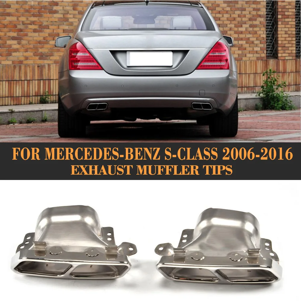 Автомобильный глушитель выхлопной трубы S Class для Mercedes Benz W222 W221 C217 S63 S65 S55 AMG S400 S500