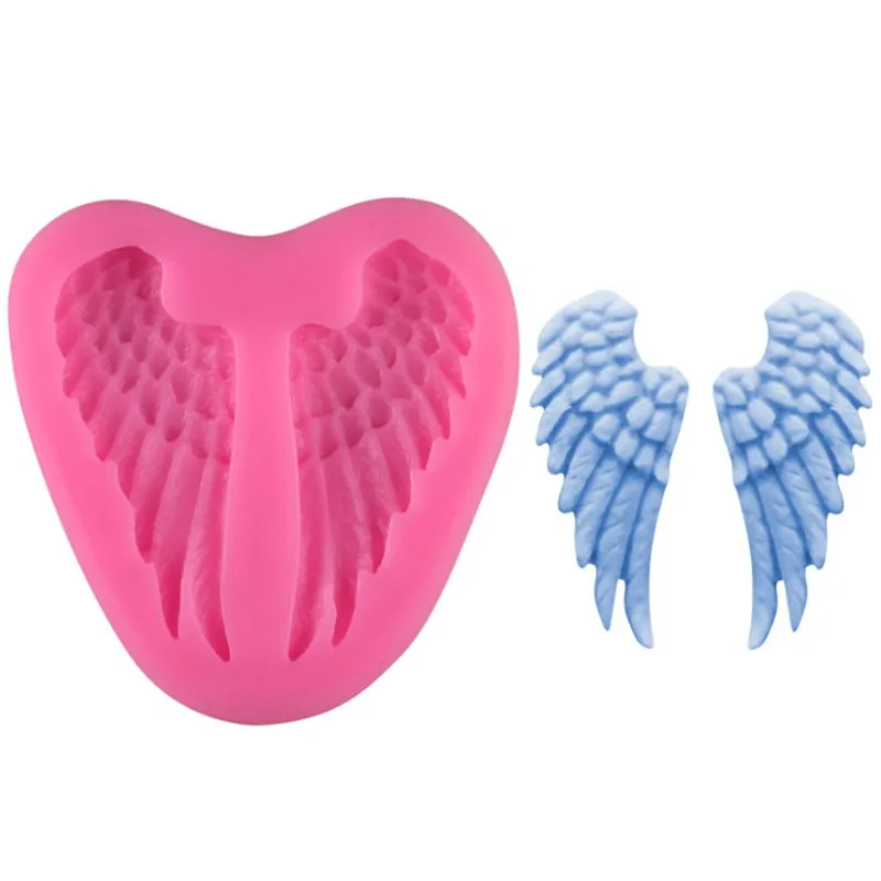 

TTLIFE Angel Wings Silicone Mould Fondant Cake Deco Tools Chocolate Gumpaste Molds Sugarcraft Confectionery Kitchen Accessories