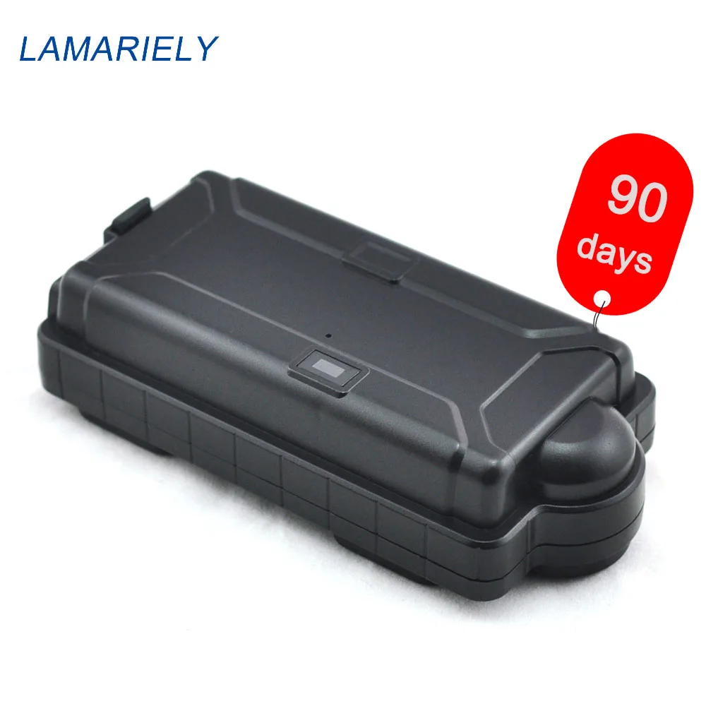 GPS Tracker Car 5000mAh 90 Days Standby Time 2G GPS Locator Waterproof Magnet Vehicle Locator Vibration Alarm Geo Fence PK TK915