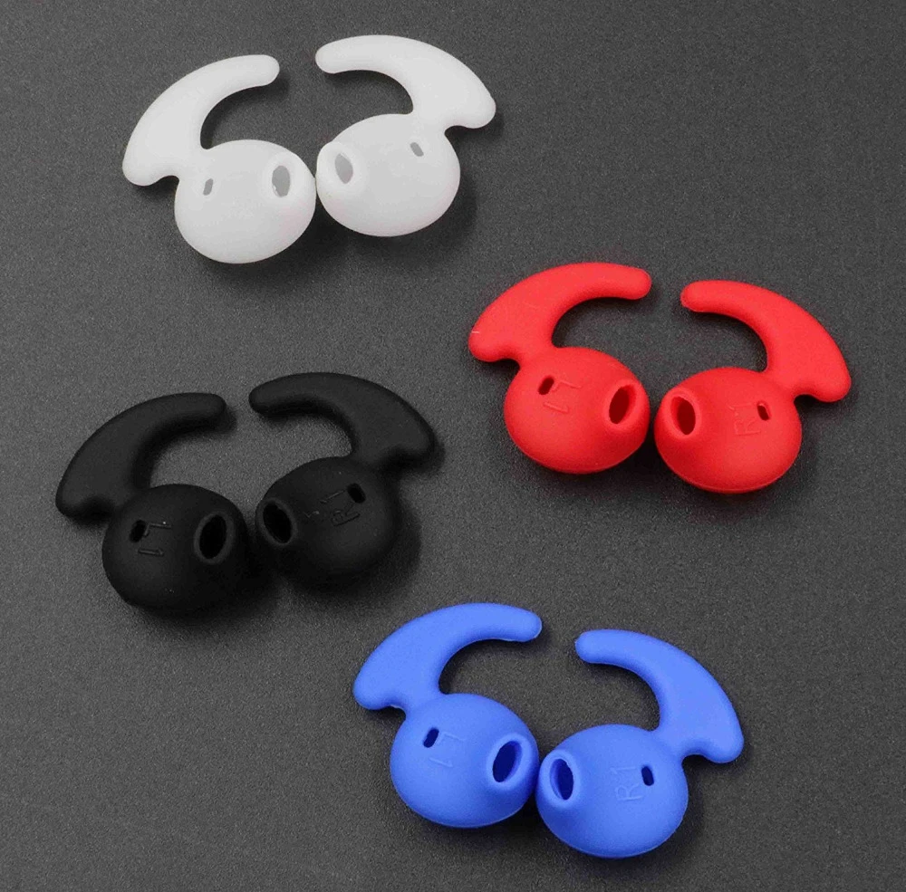 4 Pair White Black Red Blue Silicone Earbud Ear Tips For Galaxy S7edge S7 S6edge Samsung Level U Eo Bg9 Bluetooth Earphone Ear Tips Silicone Earbudsilicone Earbud Tips Aliexpress