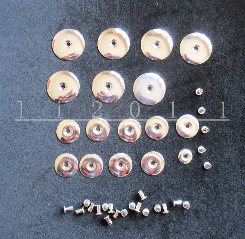 

New Saxophone pads metal resonator A complete set of sale