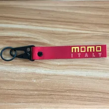 Новинка! MOMO JDM ремни для ключей, нейлоновый материал с принтом, автомобильный брелок, держатель для ключей, мобильный ремешок, аксессуары для ключей, автомобильный стиль