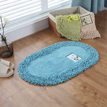 

Oval Doormat Floor Carpet Living Room Bedroom Carpet Area Rug Anti-slip Floor Mat Bathroom Carpet Kitchen Door Mat Home Textile