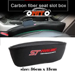 Хорошее качество ST гонки логотип для Audi Ford Benz Prosche Jeep слот сиденье сумки просвет карман перчатки автокресло щелевая хранения коробка